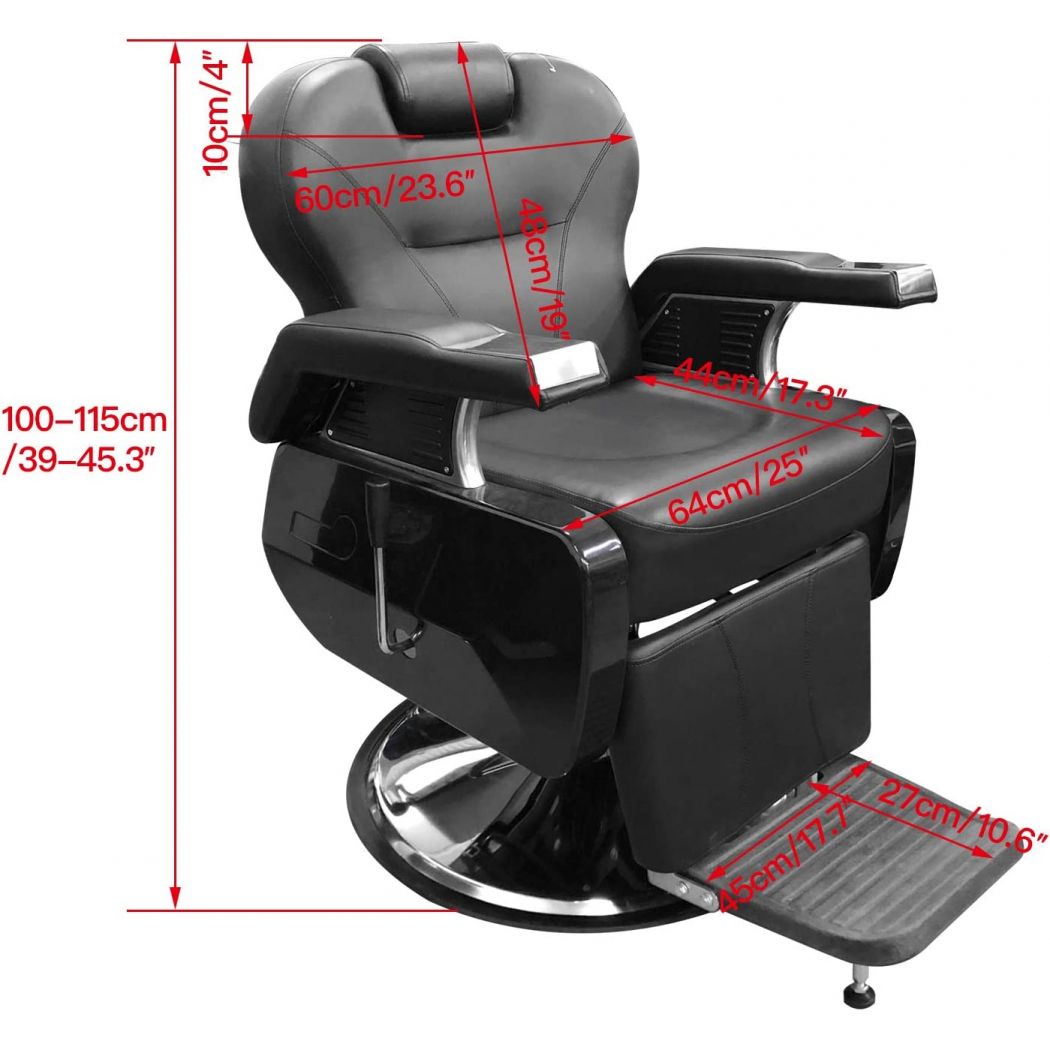 Heavy Duty Hydraulic All Purpose Styling Recline Salon Chair